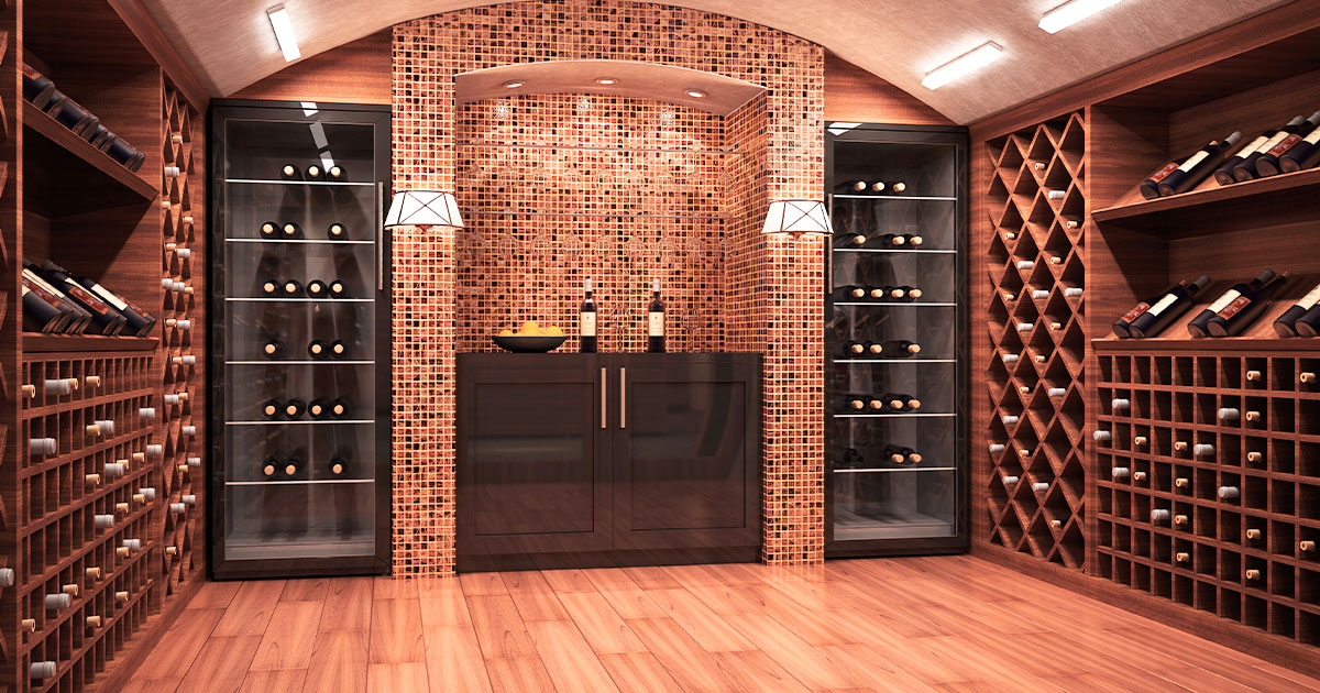 Wine cellar renovation in Midland, TX